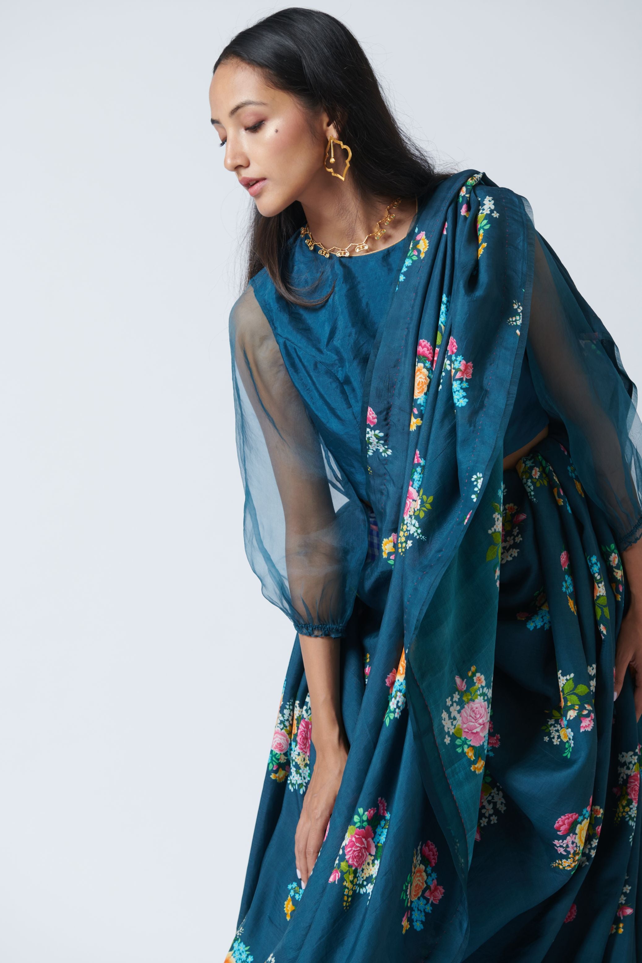 Mist Blouse with Sleeve