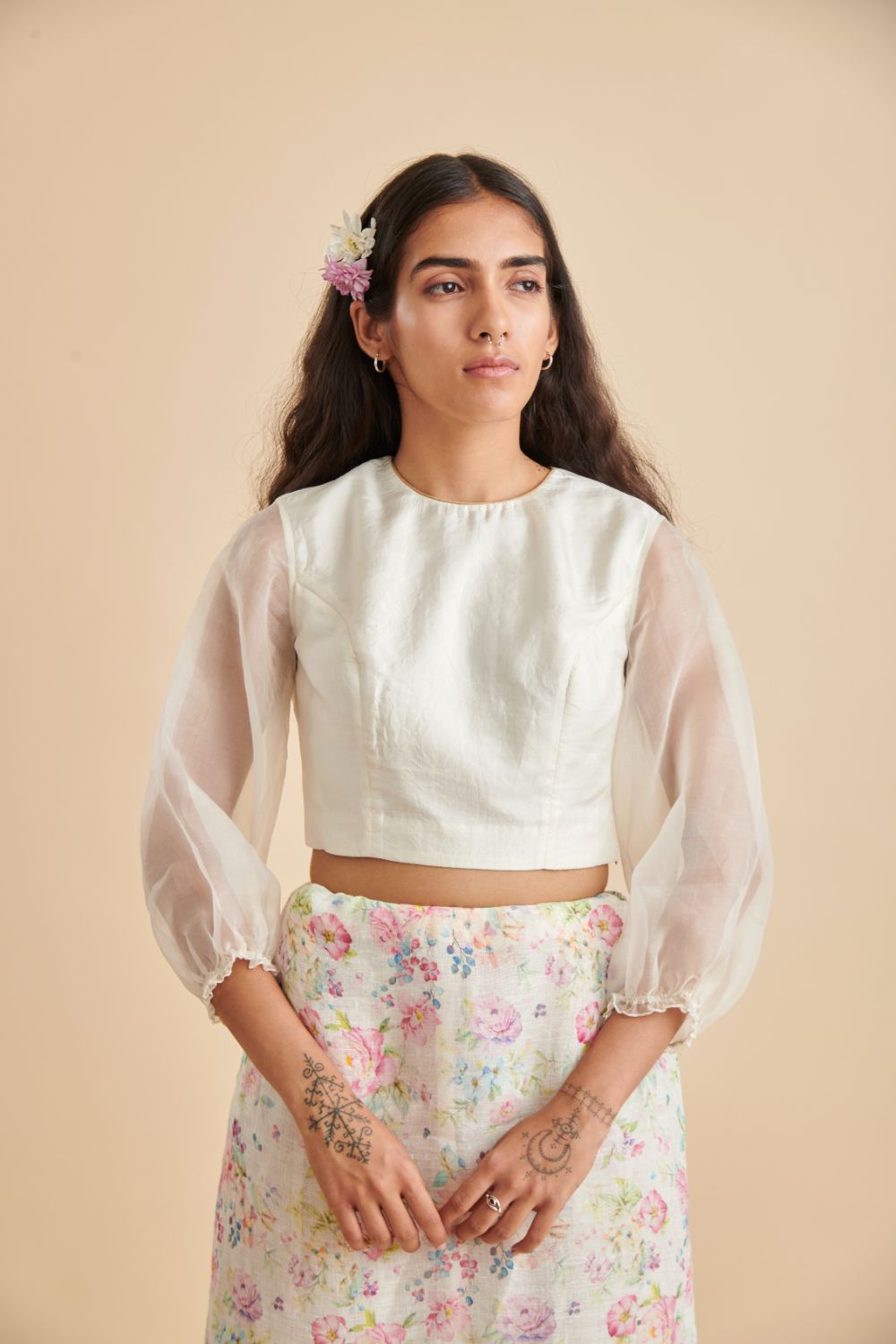 Mist Blouse with Sleeve