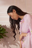 Lilac Jarul Linen Sari