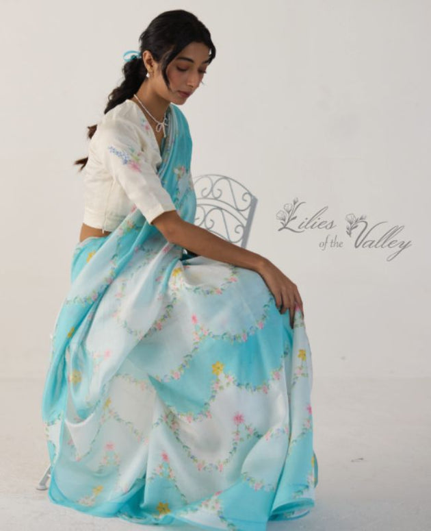 Guldasta Linen Sari
