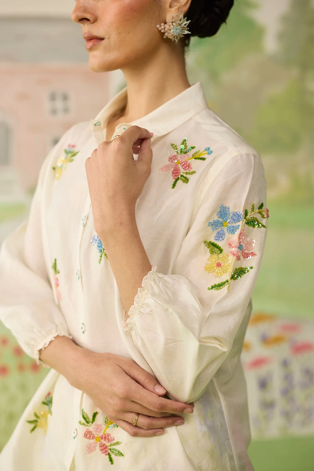 Like a Song Mulberry Silk Shirt