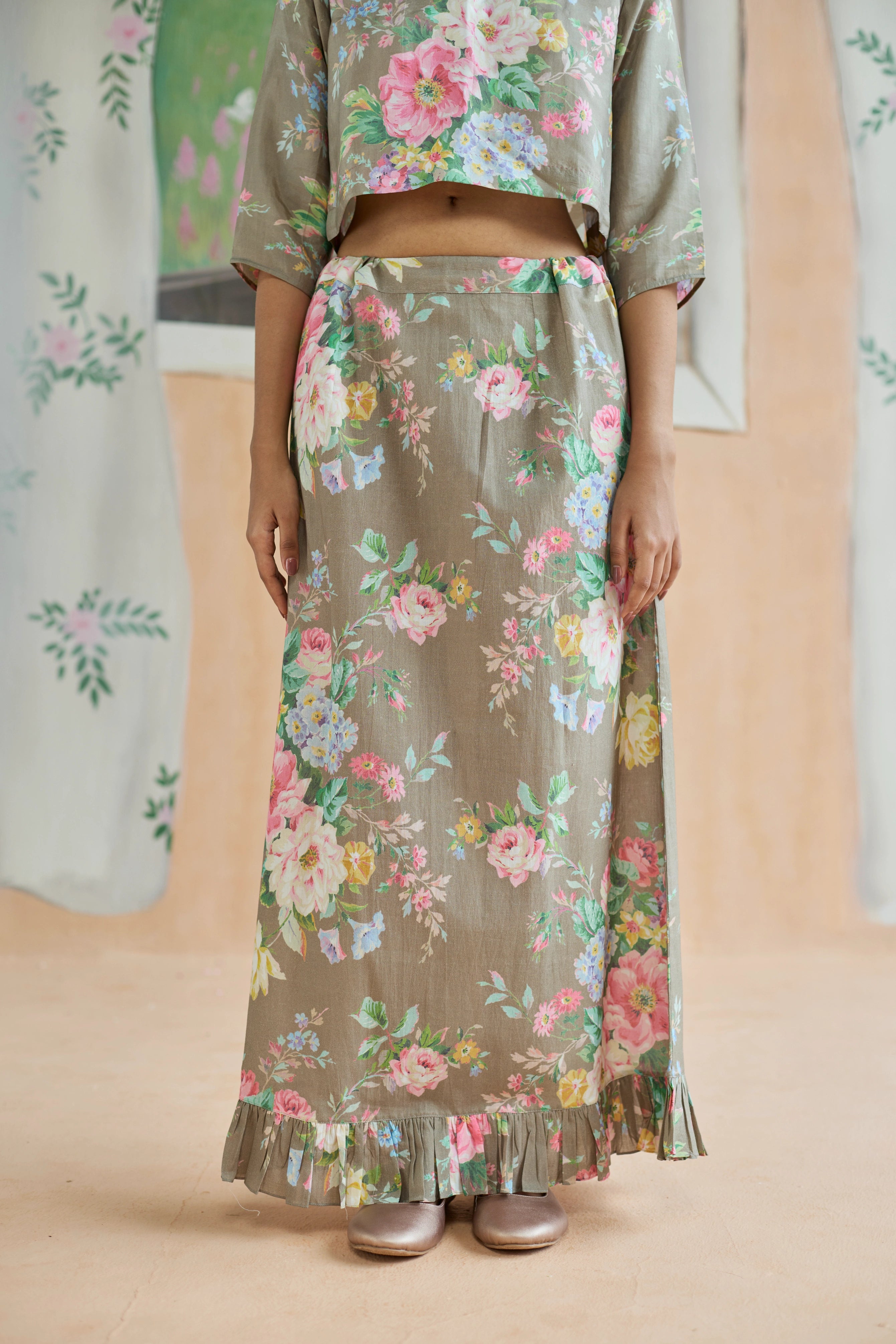 Mocha Cotton Underskirt