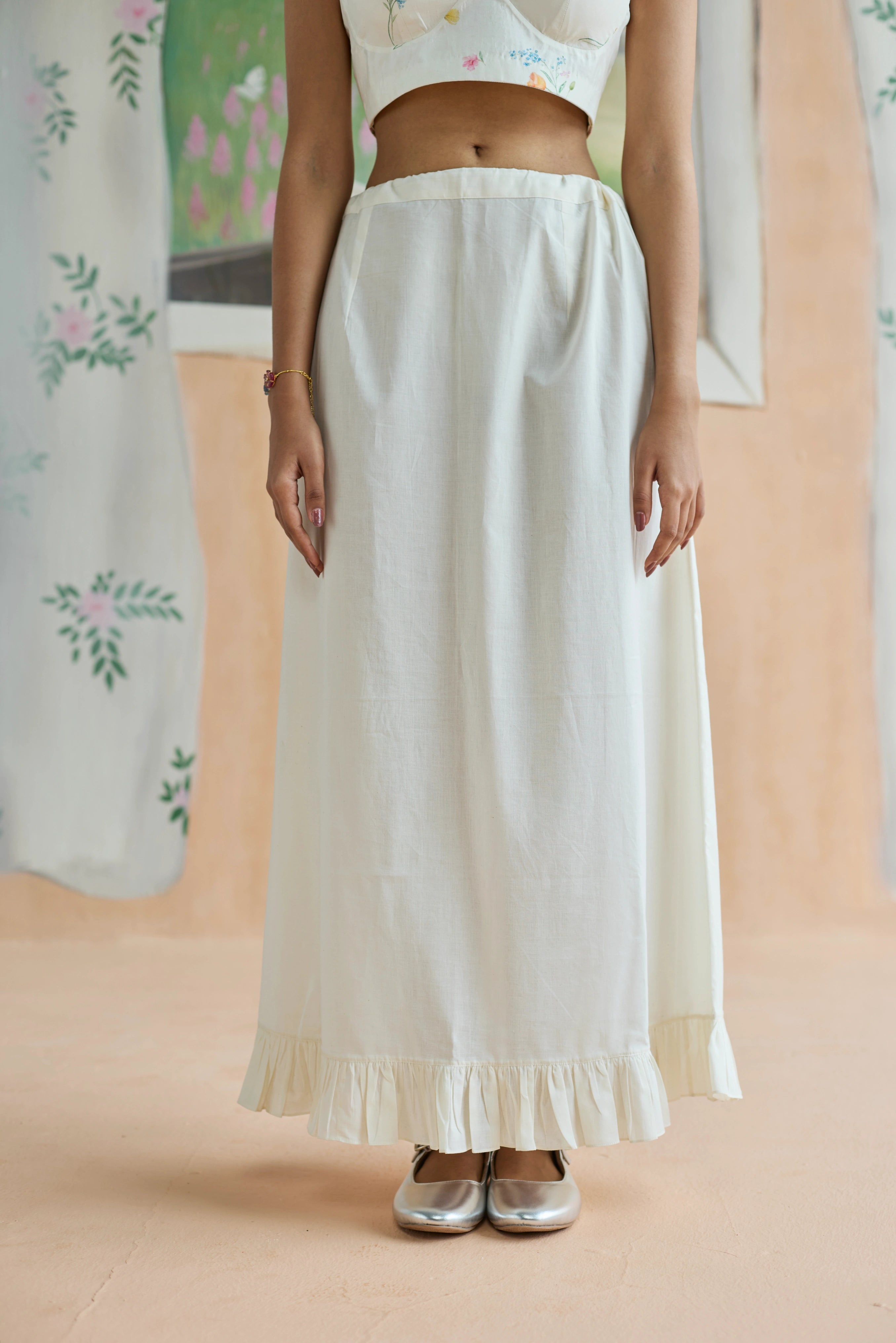 Off-white Cotton Underskirt