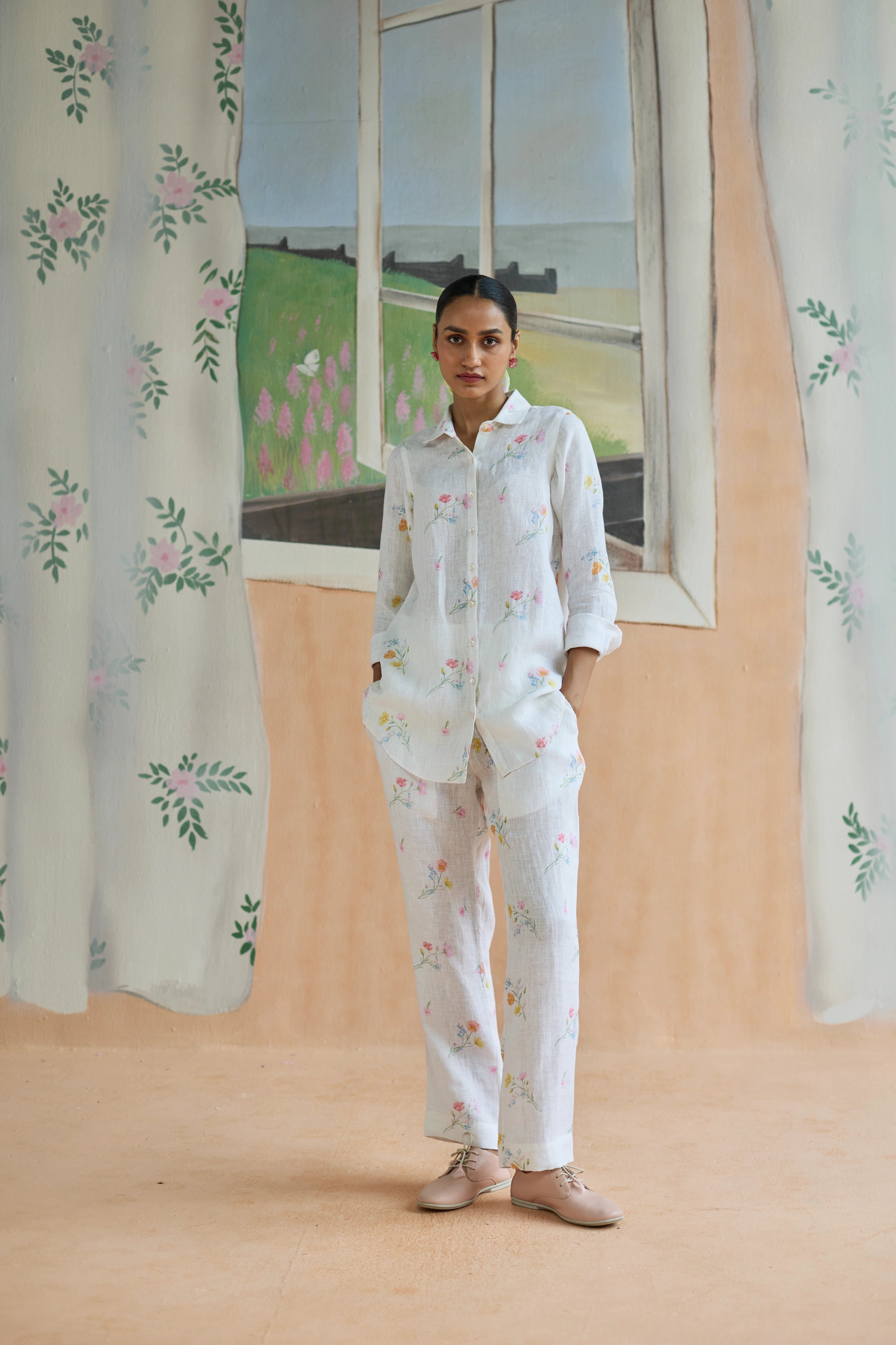 Florist Co-ord Set Linen