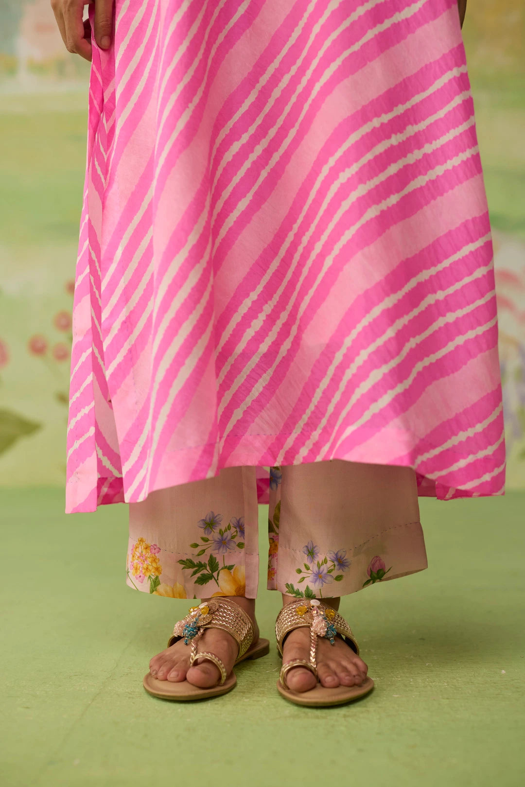 Blush Long Kurta Kurta Set Silk