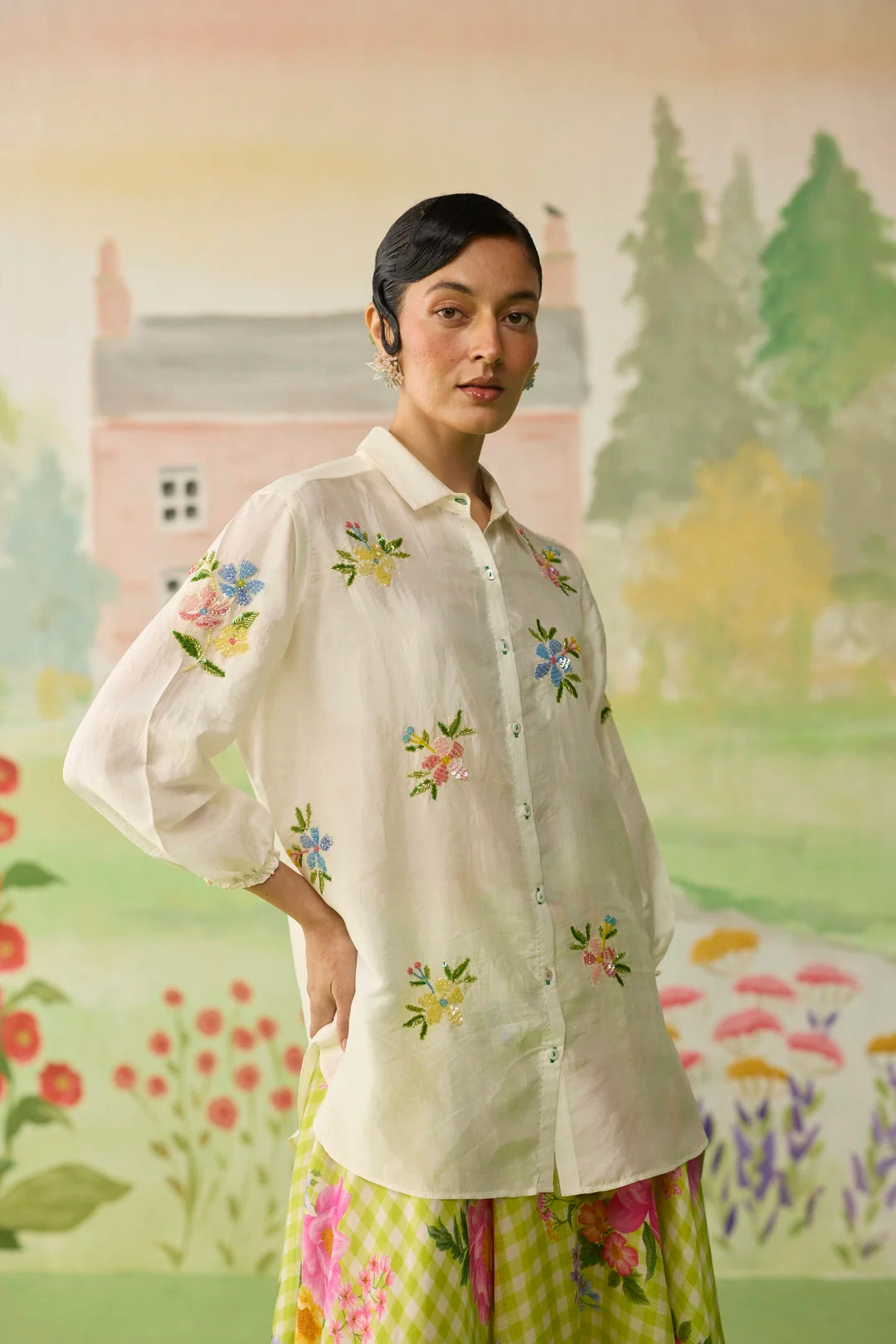 Like a Song Mulberry Silk Shirt