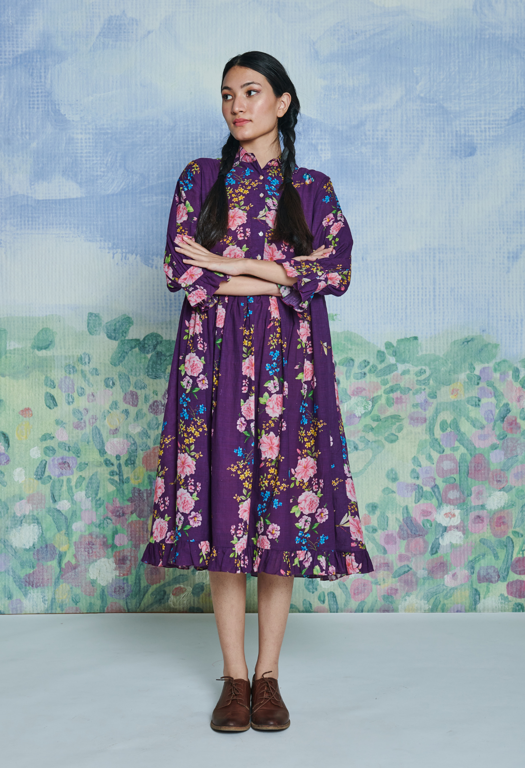 Nadiya Paar Floral Dress