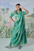 Sage Green Linen Sari 