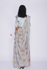 Handwoven Linen Sari with Silk Core Zari Border