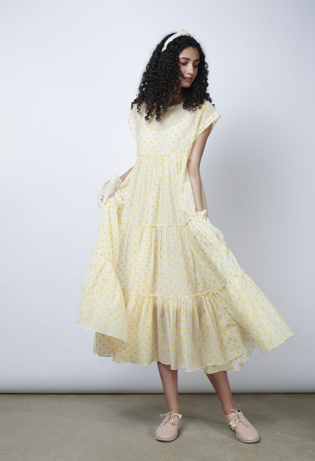 Polka Rumba Midi Dress