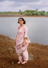 Pink Parijaat Linen Sari