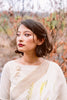 Korra  Amaltas Linen Sari