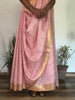 Misty Pink Tarang Linen Sari