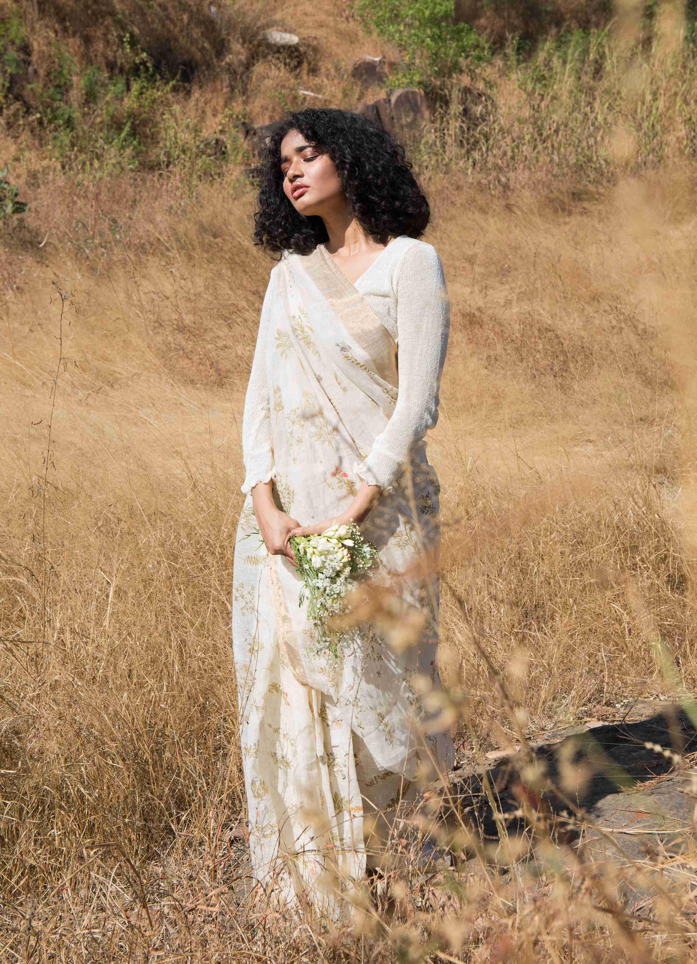 Wildherb Linen Sari