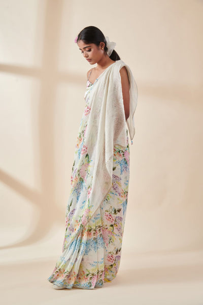 Posy Linen Sari