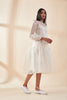 Sea Side Organza Midi Dress