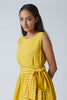 Sunshine Yellow Linen Dress