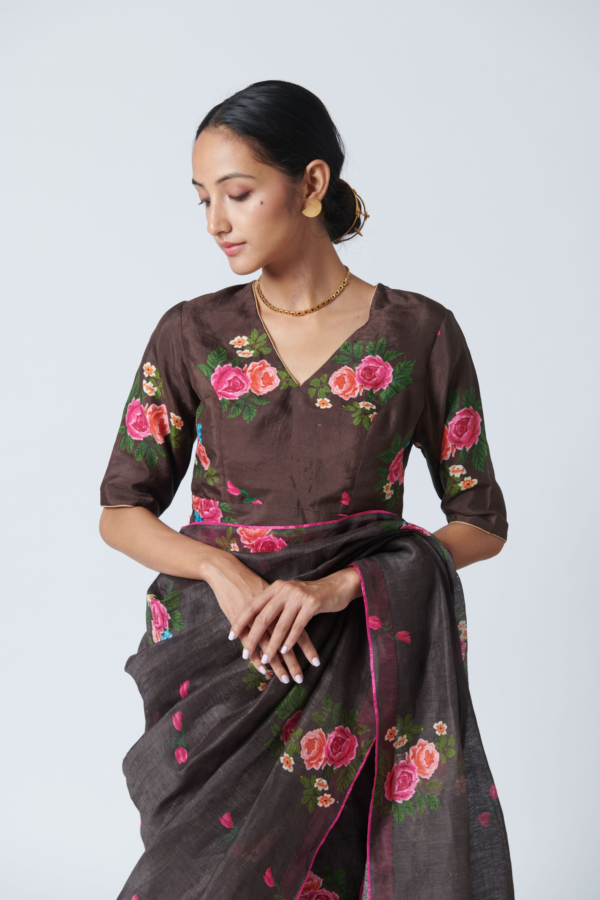Rose Chintz Blouse