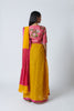Marigold Yellow Linen Sari