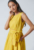 Sunshine Yellow Linen Dress