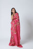 Touch-me-not Pink Silk Linen Sari
